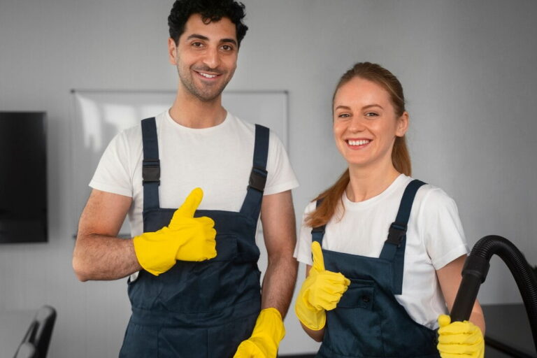 Cleaners using advanced technologies for domestic cleaning services in London