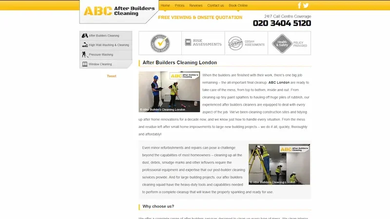 After Builders Cleaning London