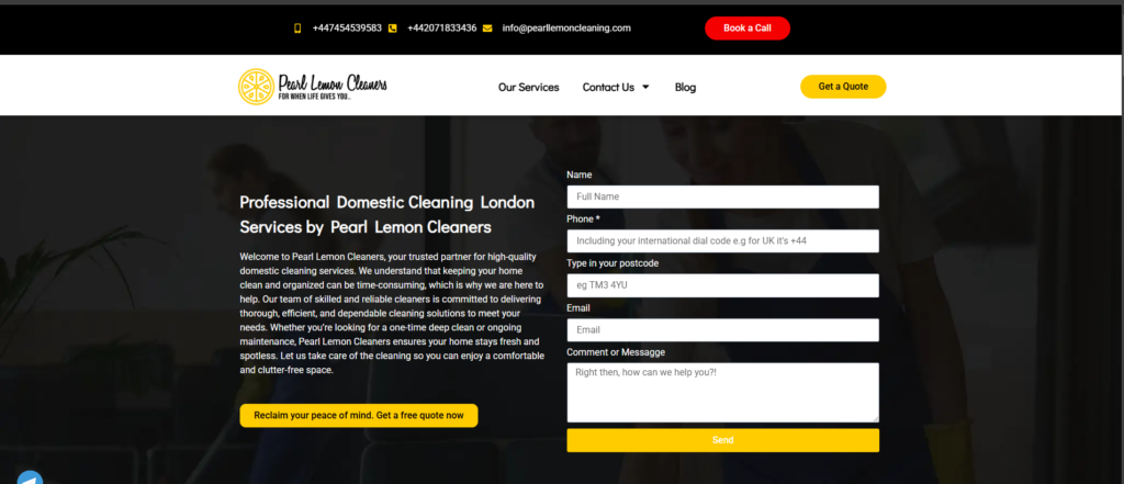 1. Pearl Lemon Cleaners