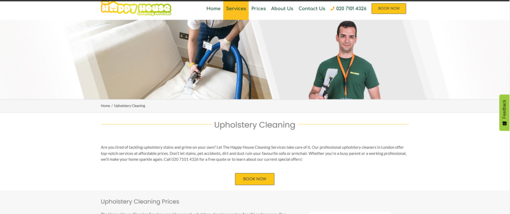 7. The Happy House Cleaning