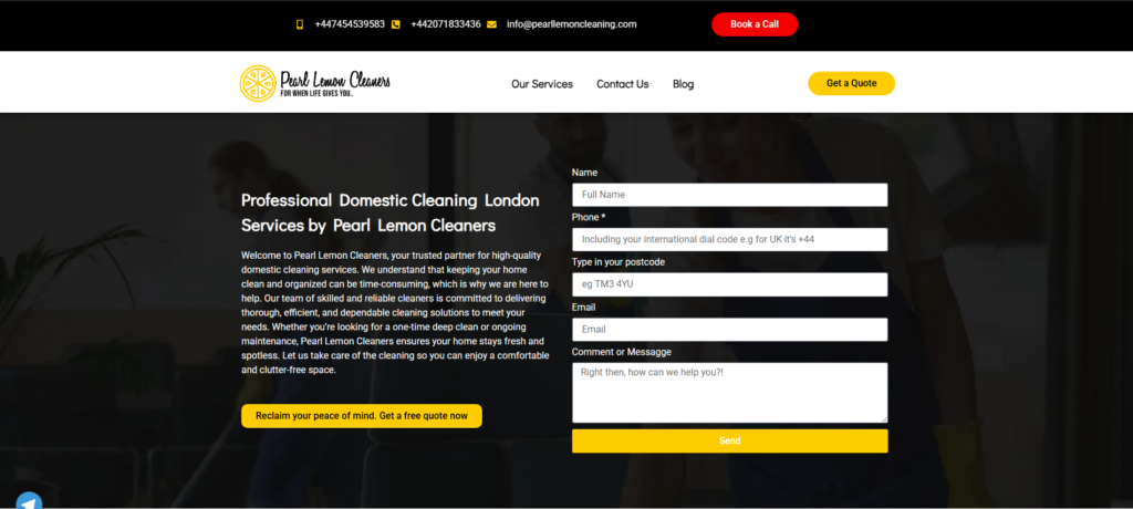 1. Pearl Lemon Cleaners
