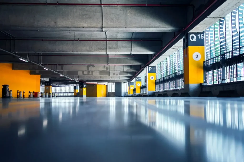 Skilled garage cleaning professionals working at a London home